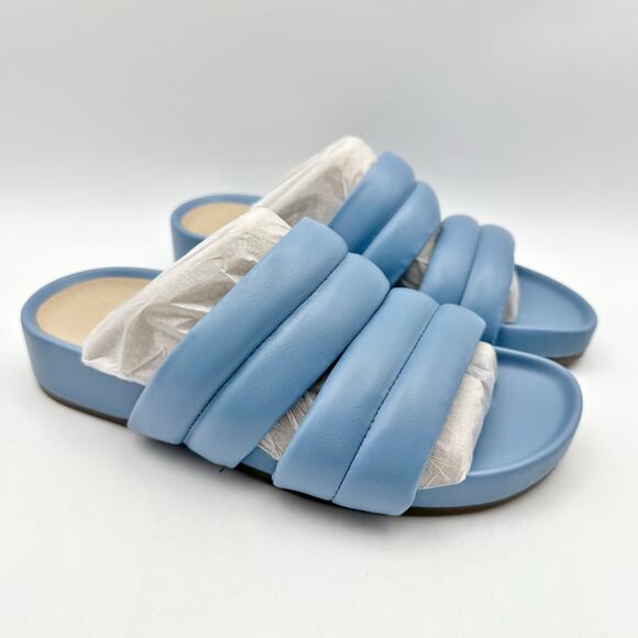 Vionic Womens Mayla Slide Sandals US 5 M EU 35 Blue Comfort NIB - Picture 5 of 12